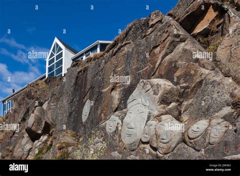 Greenland qaqortoq stone man outdoor hi-res stock photography and ...