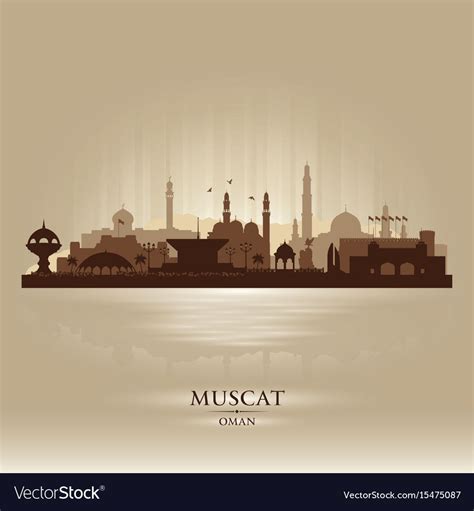 Muscat Oman Skyline Silhouette Hand Drawn Sketch Vect - vrogue.co