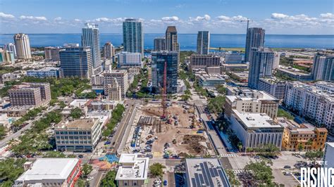 Aerial St. Pete: Downtown St. Pete's skyline to transform with new high-rise developments under ...