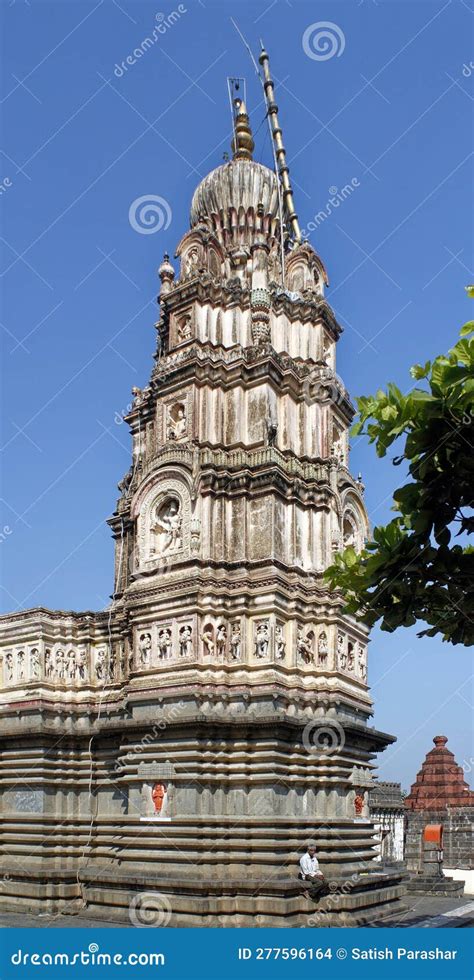 Tower of a Temple Shree Laxmi Narsihapur Taluka Indapur Editorial Stock ...