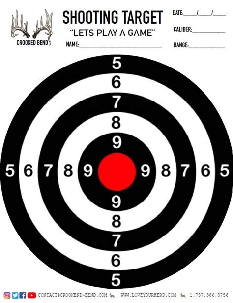 Printable Shooting Targets For Kids