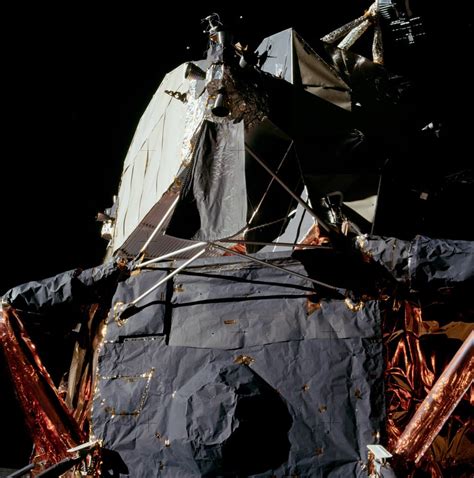 Close up image of the Apollo 11 Lunar Module, named Eagle. : space