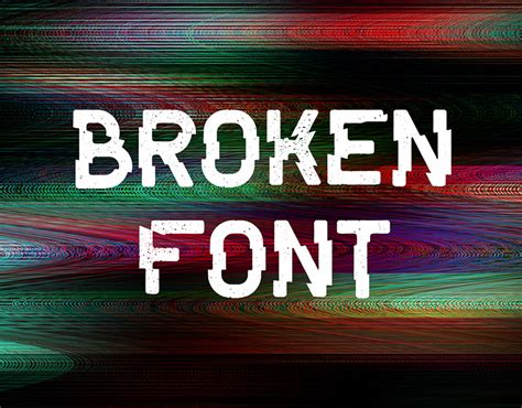 Broken Font on Behance