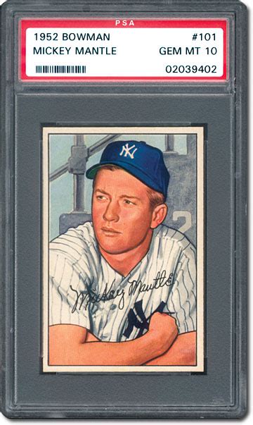 Mickey Mantle Baseball Cards: Top 5 Mantle’s Card Value Price | Line Up ...