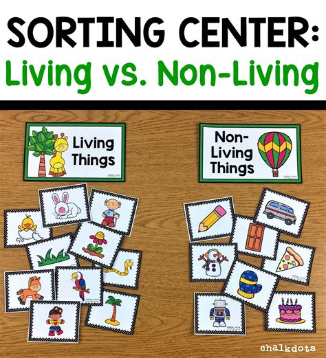 Living Things Activity For Kindergarten