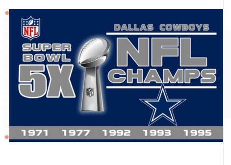 Dallas Cowboys Flag-3x5 NFL Banner-100% polyester-Helmet-Champions - flagsshop