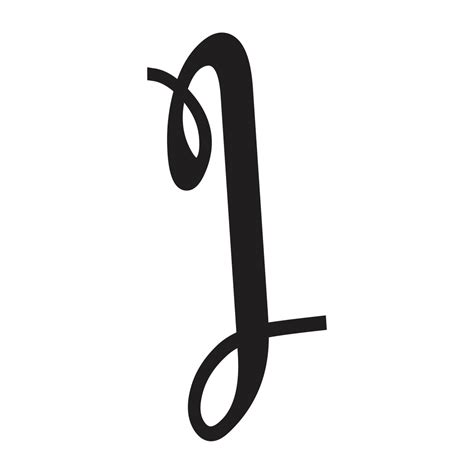 Capital Letter i in Cursive - Psfont tk