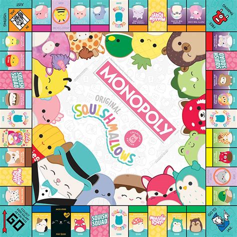 Squishmallows Monopoly Game - Entertainment Earth