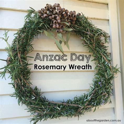 Rosemary Wreath for Anzac Day – About The Garden Magazine