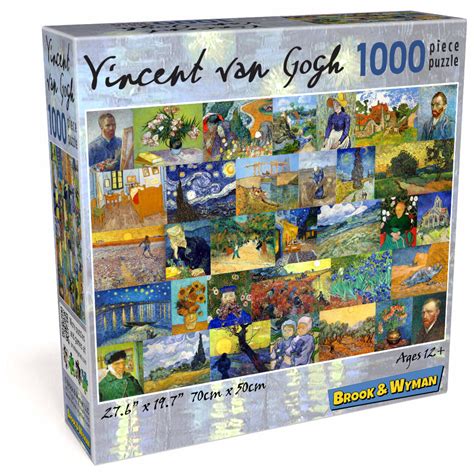 Vincent van Gogh 1000 Piece Jigsaw Puzzle - Word Magnets, Jigsaw Puzzles & Kids Playing Cards ...