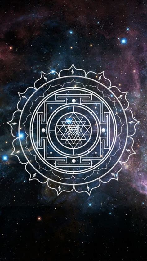 Shri Yantra, healing, om, pattern, space, spiritual, HD phone wallpaper | Peakpx