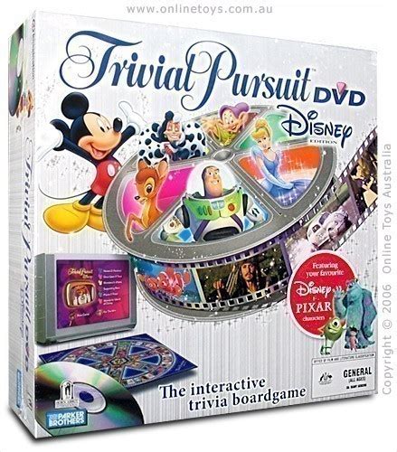 Trivial Pursuit - Disney DVD Edition - Online Toys Australia