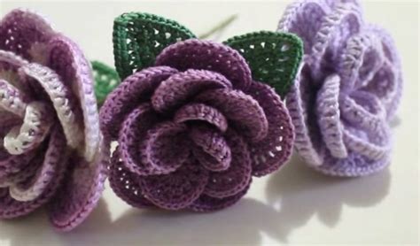 Crochet Roses Free Pattern and Video Tutorial - Your Crochet