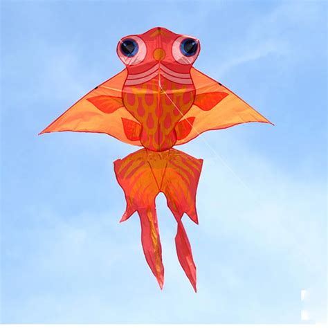 66 Inch Fish Kite Single Line Outdoor Fun Sports Toys Delta Kites For ...