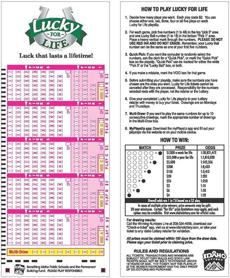 Idaho Lottery - Lucky for Life Winning Numbers | Winning numbers ...