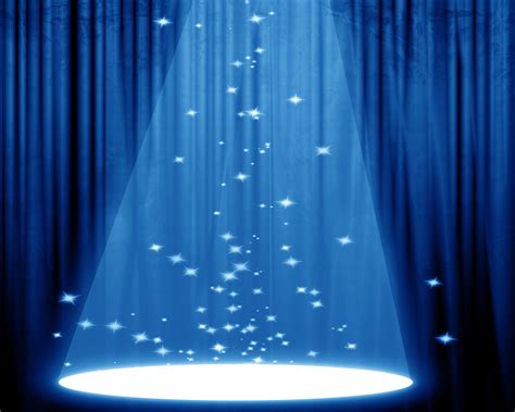 Blue stage lighting Free PPT Backgrounds for your PowerPoint Templates