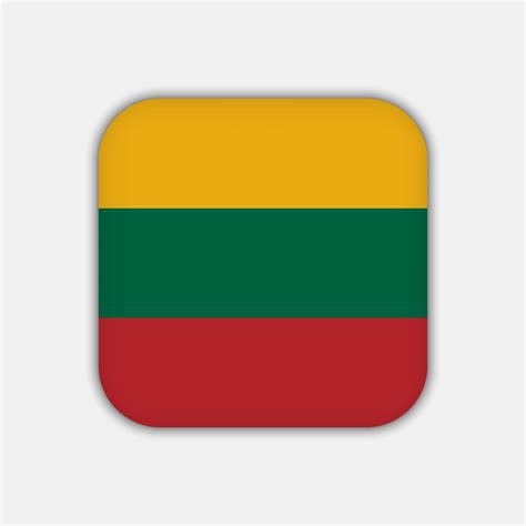 Lithuania flag, official colors. Vector illustration. 10942177 Vector ...