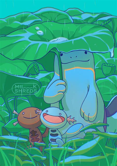 Milkshreds — Wooper and Quagsire