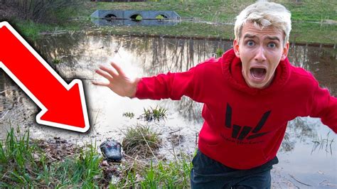 MONSTER IN POND!! (NEST FOUND) - YouTube