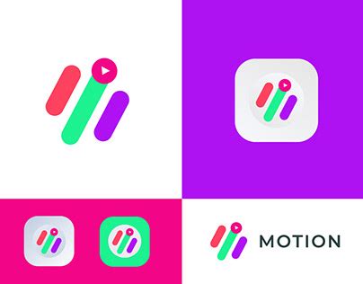 Modern motion app logo branding | app logo design | Images :: Behance