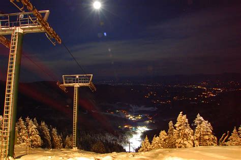 night ski gondola | Night riding at Stowe last night. We got… | Flickr