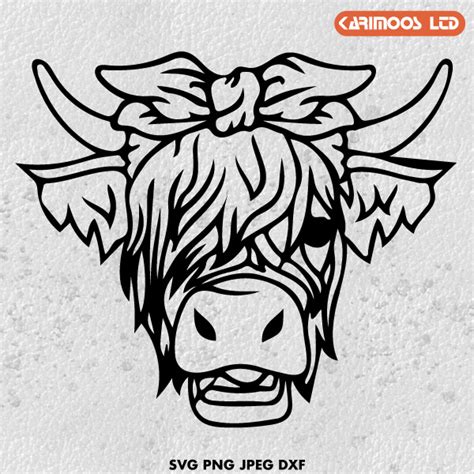 Free Highland Cow SVG | Karimoos