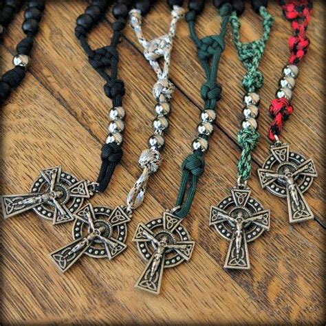 Paracord Rosaries | Paracord rosary, Combat rosary, Rugged rosary