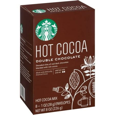 Starbucks Double Chocolate Hot Cocoa Mix, 8 count - Walmart.com