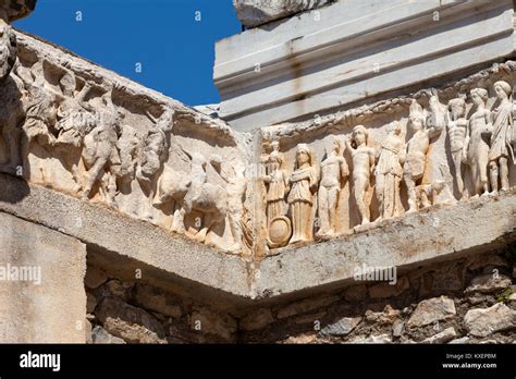 Temple of Hadrian in the ancient Greek city Ephesus Stock Photo - Alamy