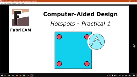 FabriCAM Software the CAD Hotspots Practical One (Part 3) Step by Step Video Tutorial