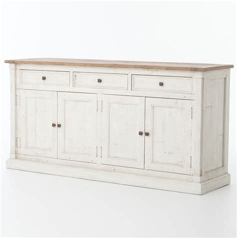 Cintra Reclaimed Wood White Sideboard Buffet | Zin Home