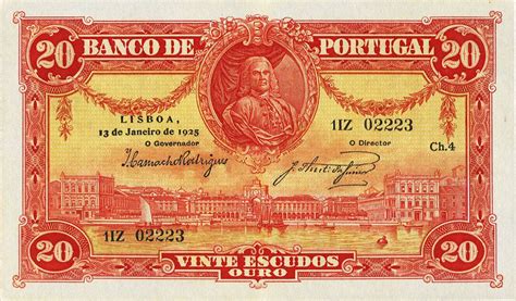 20 Escudos (4th. print) - Portugal – Numista