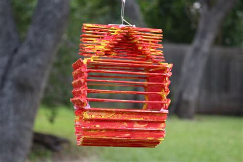 Popsicle Stick Birdhouse : 8 Steps (with Pictures) - Instructables