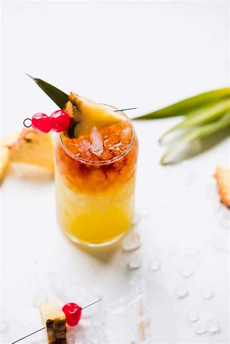 Hawaiian Mai Tai Recipe with Pineapple Juice