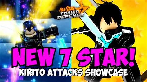 New 7 Star Kirito is BUSTED OP! Attacks Showcase (NEW MECHANIC) (Unit by @GalaxyMuge ) | ASTD ...