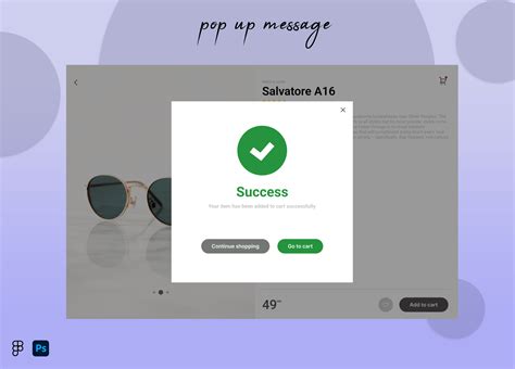 pop up message Ui design by OLAWALE AKINWUMI on Dribbble