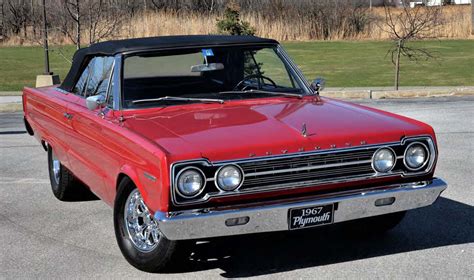 1967 Plymouth Belvedere II Convertible - Vermont Auto Enthusiasts