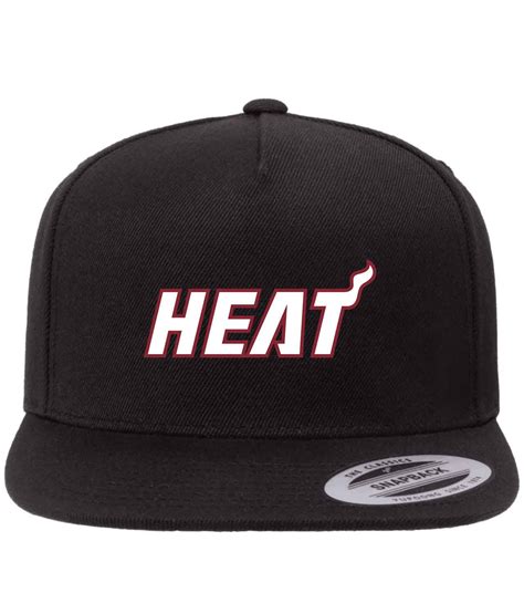 Miami Heat 1999 1 NBA Basketball Logo Customized Design on Wool 5-Panel ...