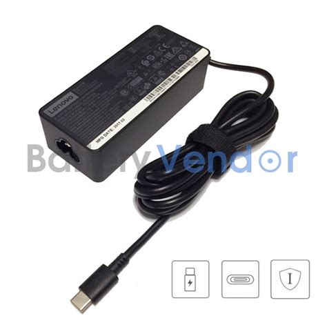 45W Lenovo Chromebook C340-11 81TA USB Type-C Power AC Adapter Charger with Power Cord