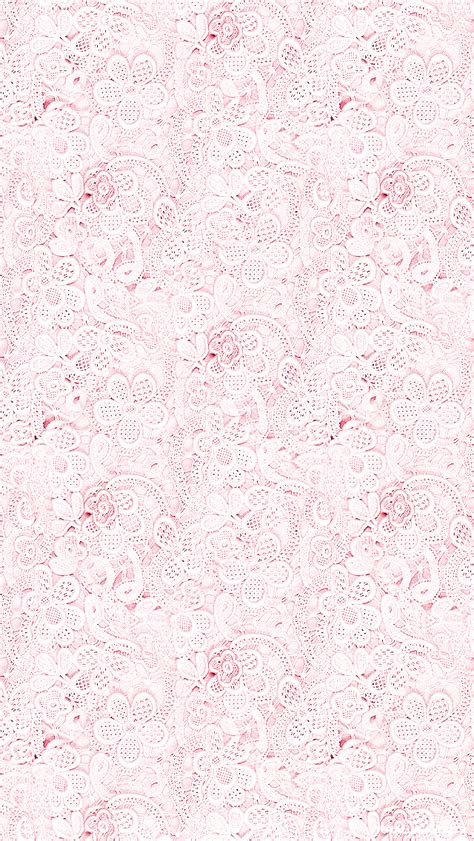 Free download Pink Lace Wallpaper Pink floral lace pattern [640x1136] for your Desktop, Mobile ...