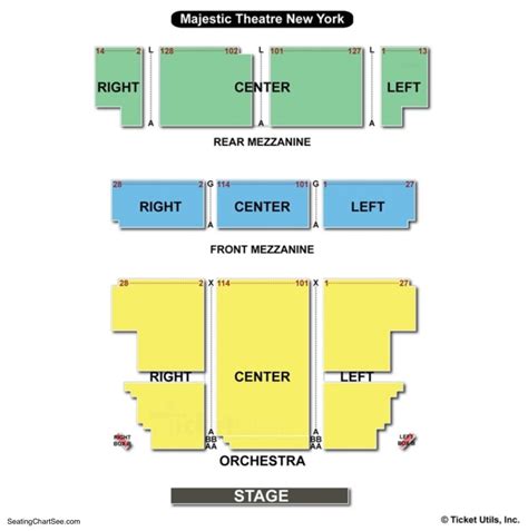 Majestic Theater Seating Chart Detroit | Cabinets Matttroy