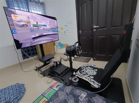 My PS5 Sim Racing setup. How would you rate it on a scale of 10? : r/IndianSimRacing