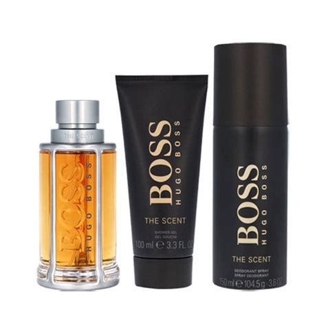 HUGO BOSS THE SCENT 3 PCS GIFT SET FOR MEN - FragranceCart.com