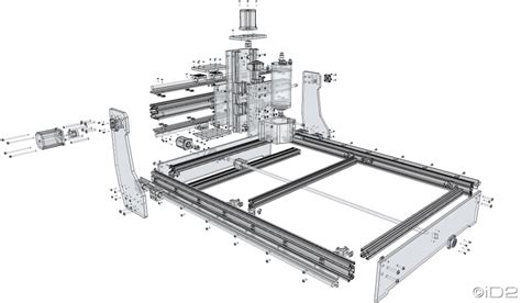 [iD2CNC-SS v.1.0] Aluminum CNC design and build Cnc Router Table, Cnc Router Plans, Diy Cnc ...