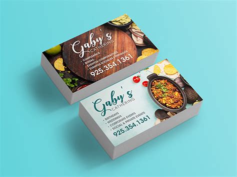 Catering Business Cards - Catering Business Card Design Photoshop ...