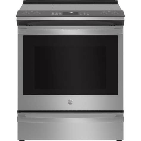 GE Profile™ GE Profile Smart Appliances 30" 5.3 Cubic Feet Smart Electric Slide-In Convection ...