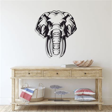 Elephant Metal Wall Decor elephant Metal Wall Art Living - Etsy