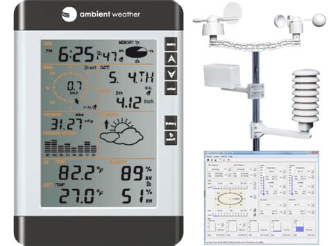 Ambient Weather WS-2080 Wireless Home Weather Station | Weather station, Weather instruments ...