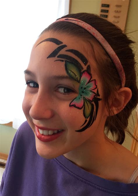 Moana themed face paint #hawaii #Moana #facepaint #wichita #ict | Face ...