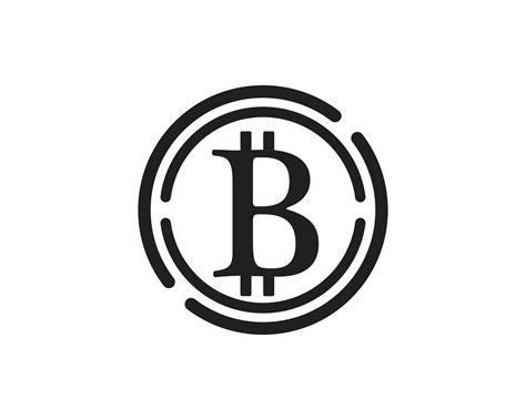 Bitcoin logo vector template 599778 Vector Art at Vecteezy